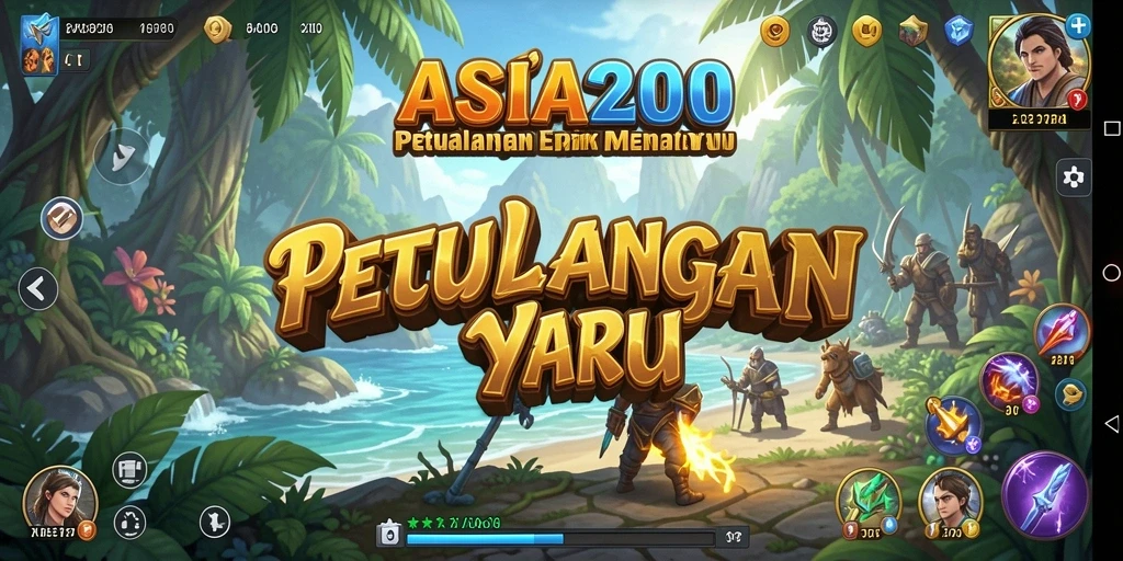 Gameplay seru dalam ASIA200 menanti Anda.