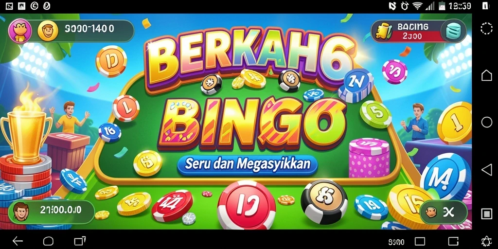 Tangkapan layar gameplay Bingo yang menarik di BERKAH6.