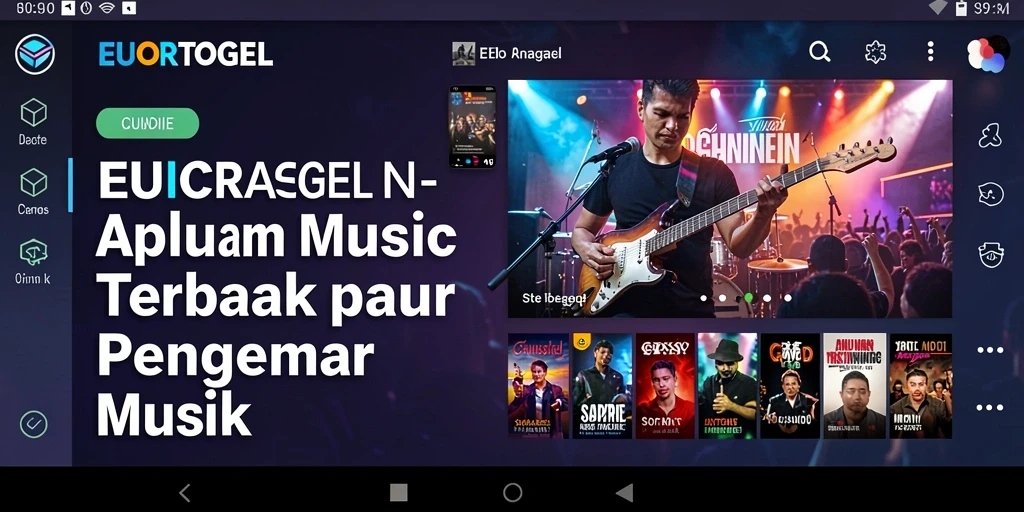 Tampilan screenshot EUROTOGEL yang menampilkan pengalaman mendengarkan musik.