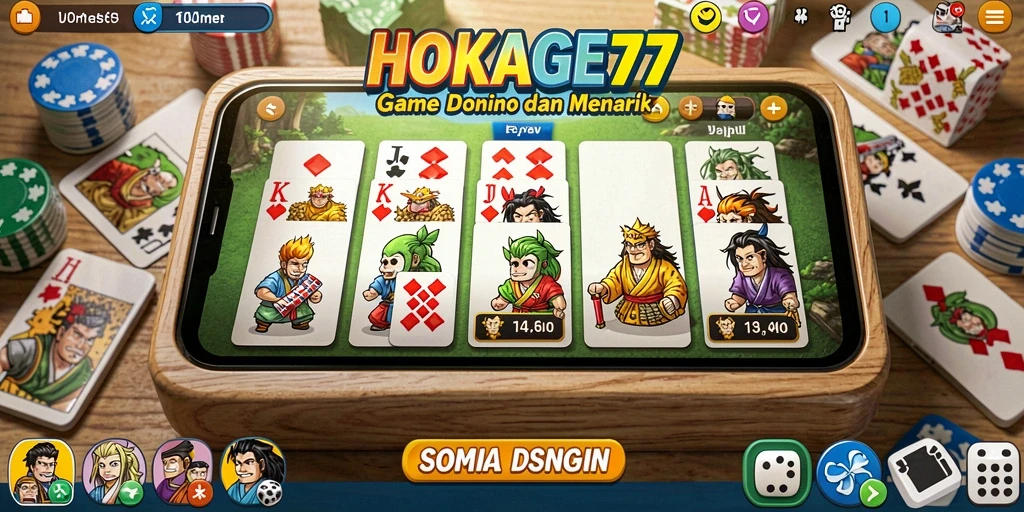 Tampilan gameplay HOKAGE77 yang mendebarkan dan seru.