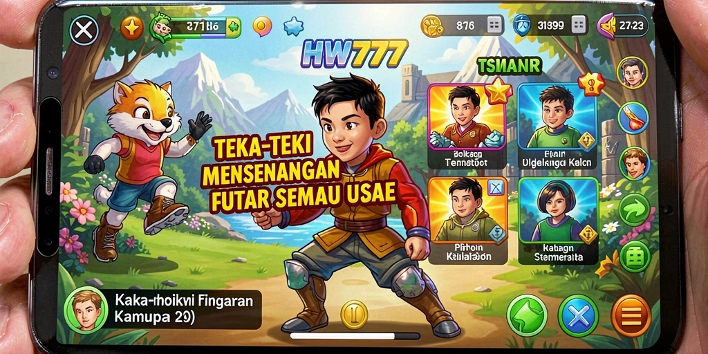 Tampilan gameplay HW777 yang adiktif dan penuh tantangan teka-teki.