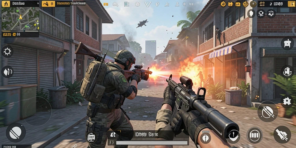 Gambaran gameplay menarik dari IDR89 yang penuh aksi TPS.