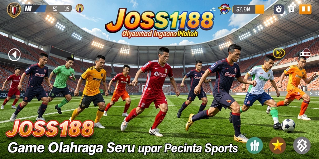 Tampilan gameplay JOSS188 yang penuh aksi dan seru