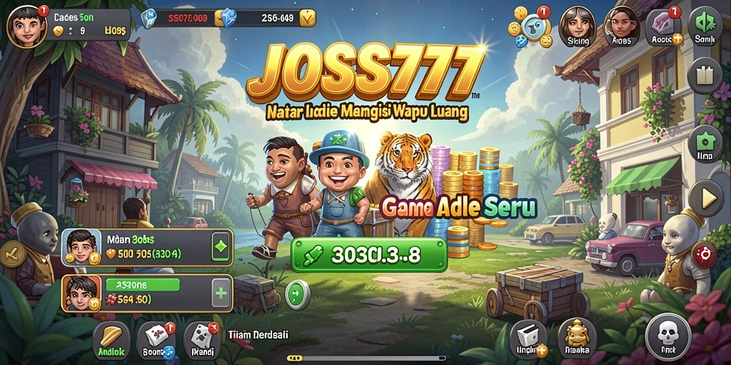 Tampilan gameplay JOSS777 yang mengasyikkan dan penuh warna.