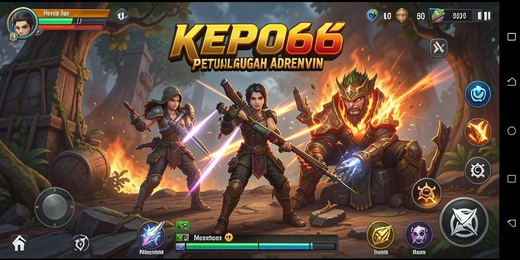 Tangkapan layar menampilkan gameplay seru dalam petualangan KEPO66.