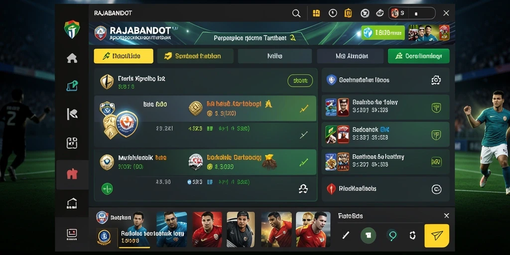 Screenshot utama RAJABANDOT menampilkan pengalaman taruhan yang seru.